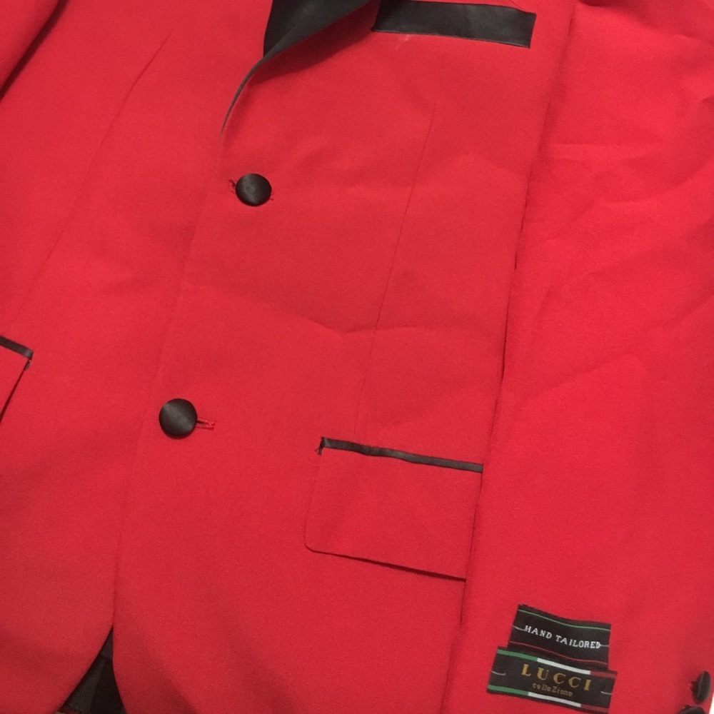 Red Men Tuxedo Lucci